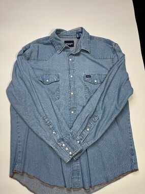 Wrangler Denim Pearl Snap